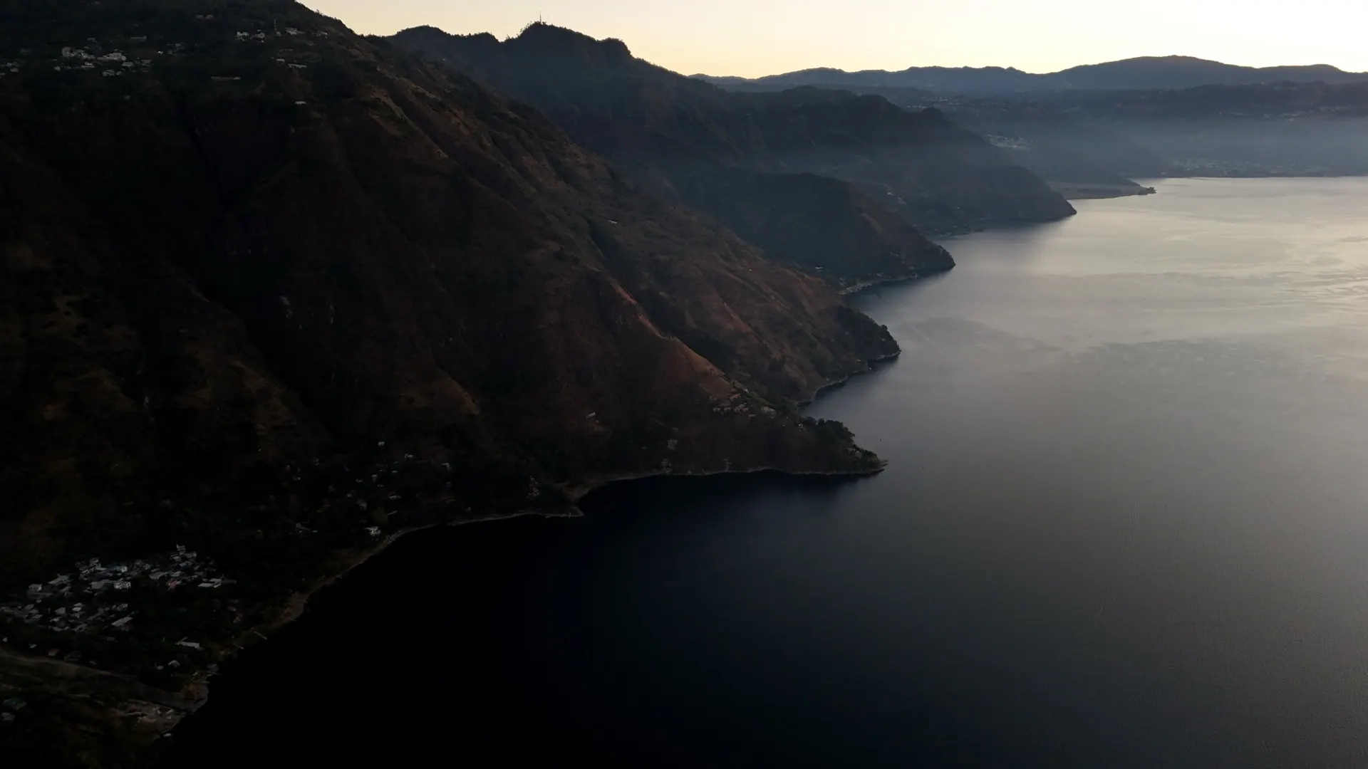 The Tzununa-to-Jaibalito lakefront at Lake Atitlán — a stretch of coastline where title and possession complexity is common